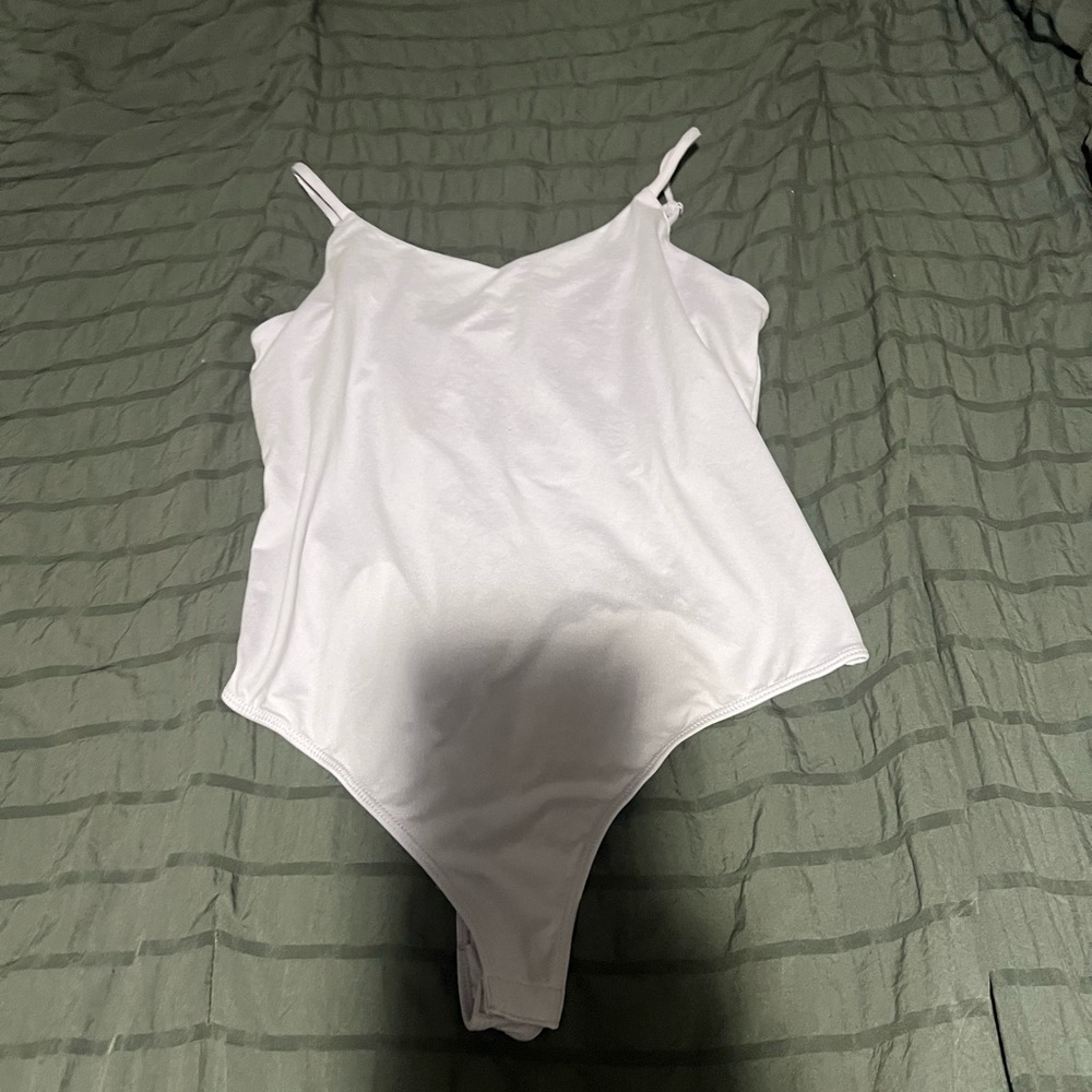 Elegant White Women's Bodysuit